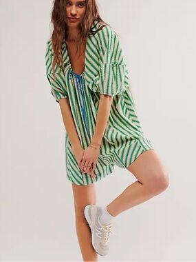 Free People Bop around romper 8